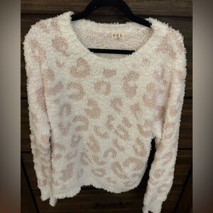 POL cheetah sweater
